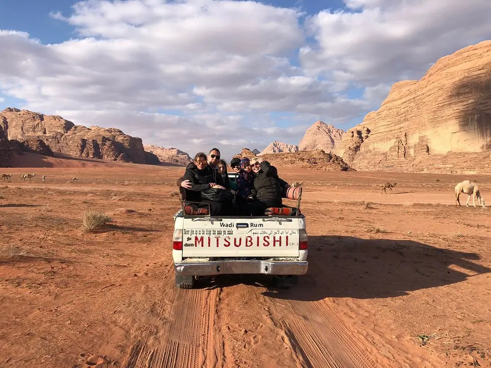 Ciel nocturne au Wadi Rum