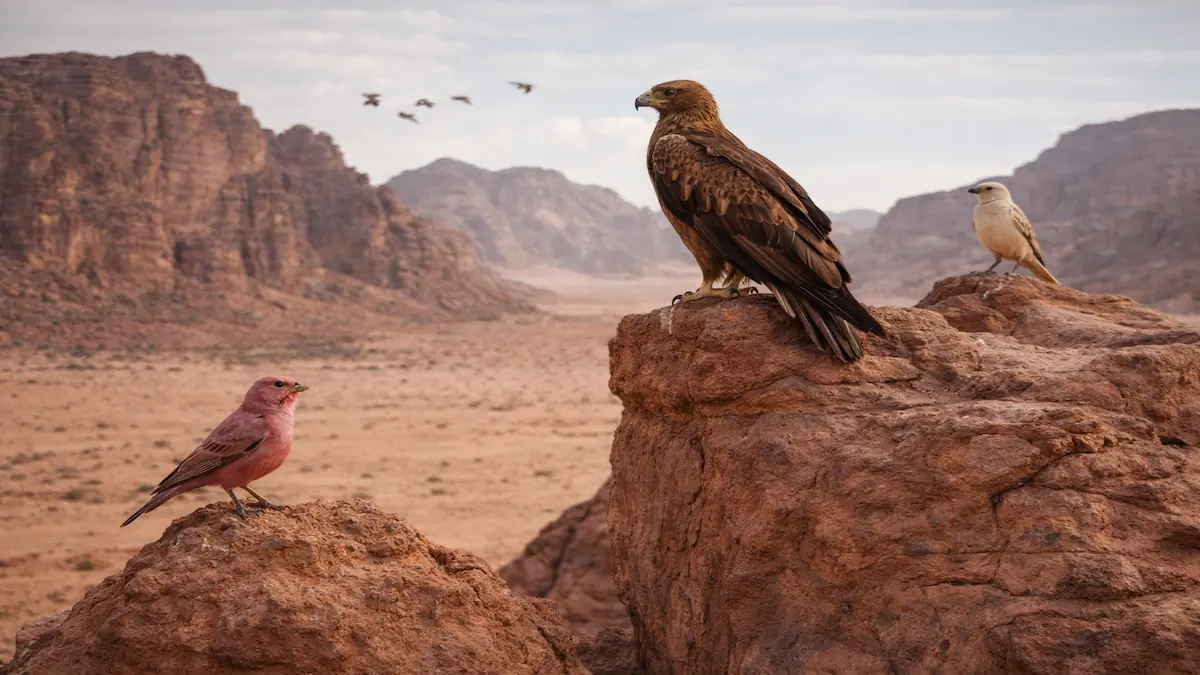 Oiseaux de Wadi Rum